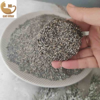 Mineral Grey Crushed Sodium fine cat litter（0.5mm-2mm）(0.5mm-2.5mm)