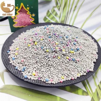 Bentonite MIX Silica gel ball cat litter(1mm-3.5mm)