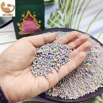 Bentonite MIX Silica gel ball cat litter(1mm-3.5mm)