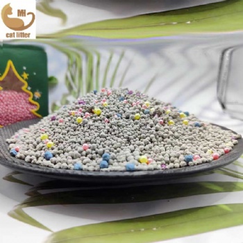 Bentonite MIX Silica gel ball cat litter(1mm-3.5mm)
