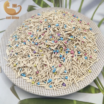 1.5mm tofu litter& ball shape color SAP cat litter